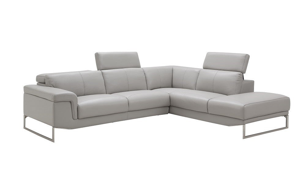 Athena Leather Sectional | J&M Furniture