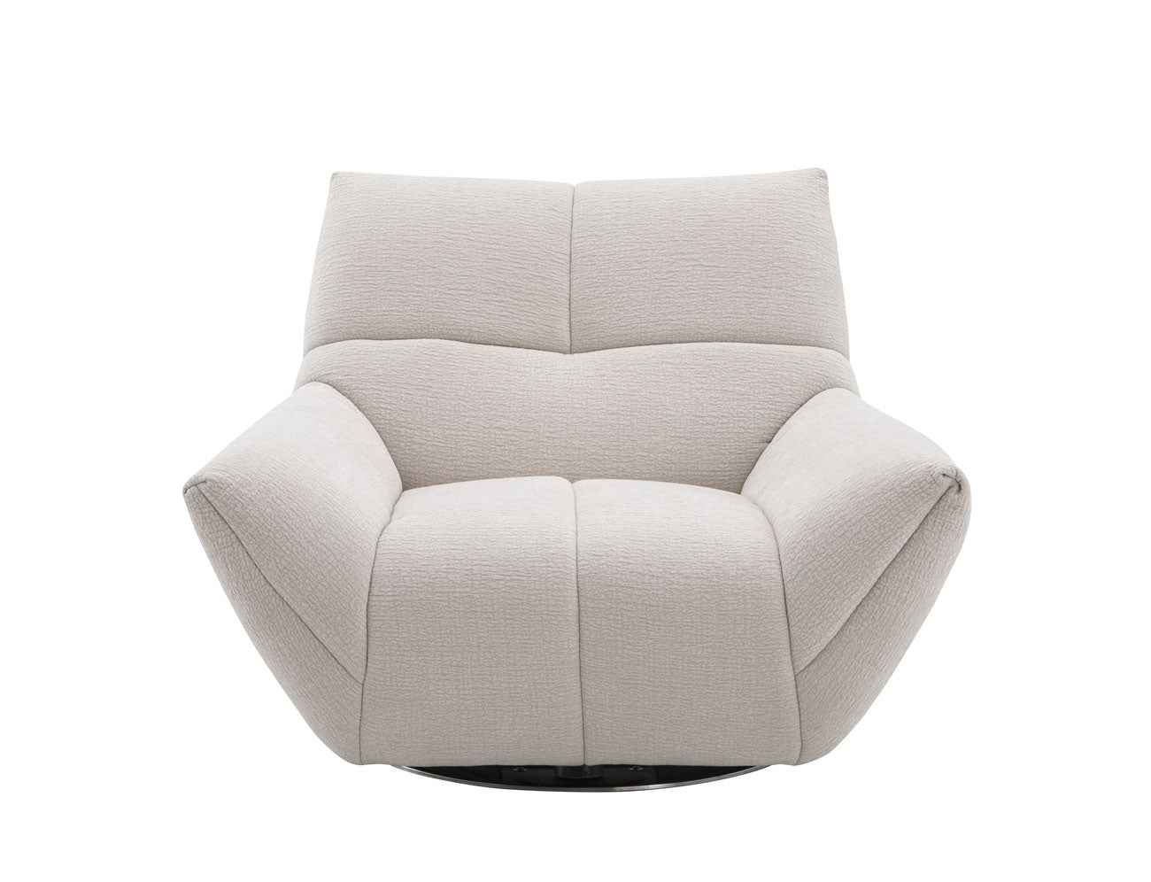 Atlas Swivel Chair in Light Grey | J&M Furniture