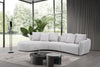 Hamilton Fabric Sectional 282 in Grey | J&M Furniture - Canal Furniture