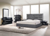 Da Vinci Bed in Charcoal - Canal Furniture
