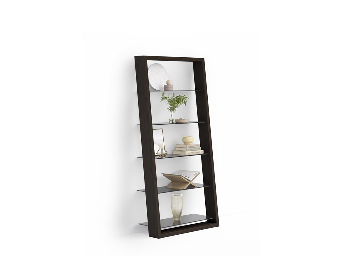 Eileen 5166 Modern Leaning Glass Shelf | BDI Furniture