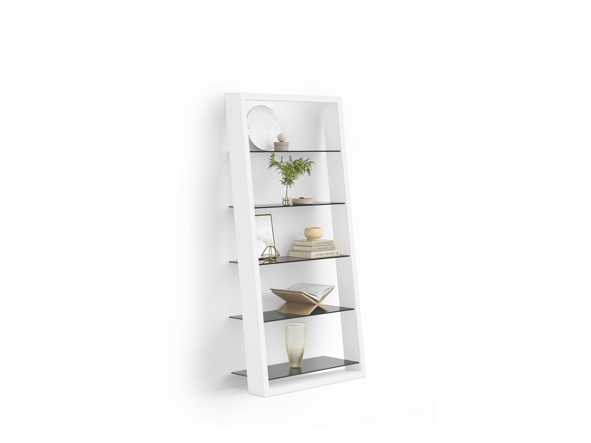 Eileen 5166 Modern Leaning Glass Shelf | BDI Furniture