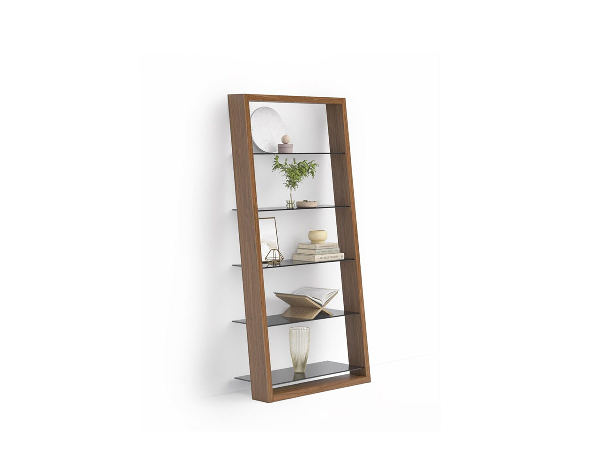 Eileen 5166 Modern Leaning Glass Shelf | BDI Furniture