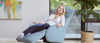 Axel Recliner with Battery in Ice | Fjords - Canal Furniture