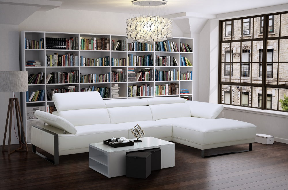 Fleurier Sectional in White | J&M Furniture - Canal Furniture