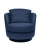 i743 Pienza Swivel/Rocking Armchair in Blue | Incanto - Canal Furniture