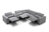 Picasso Motion Fabric Sectional in Light Grey | J&M Furniture - Canal Furniture