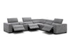 Picasso Motion Fabric Sectional in Light Grey | J&M Furniture - Canal Furniture