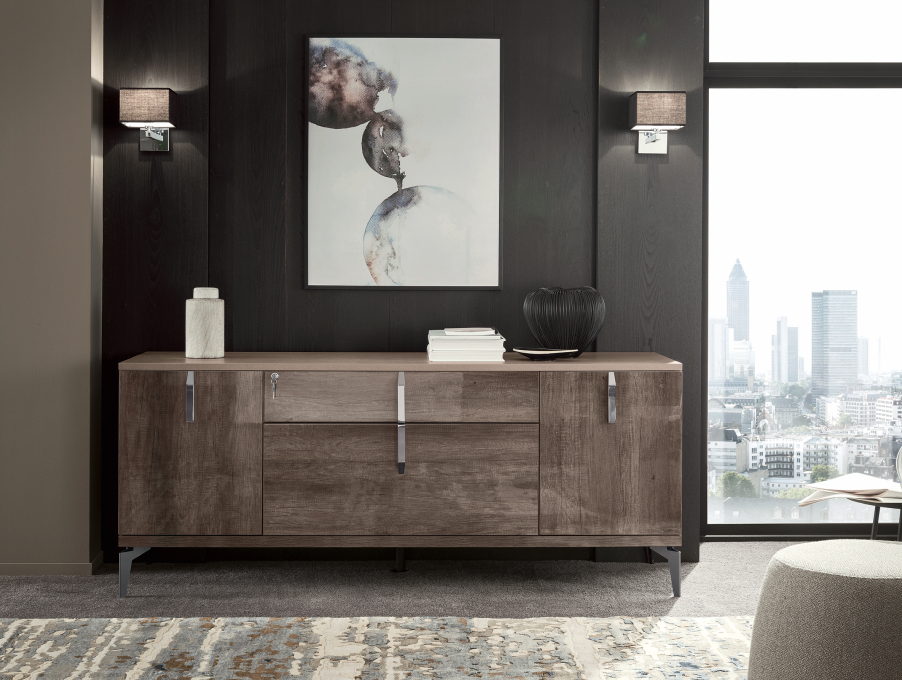 Matera Credenza & Hutch