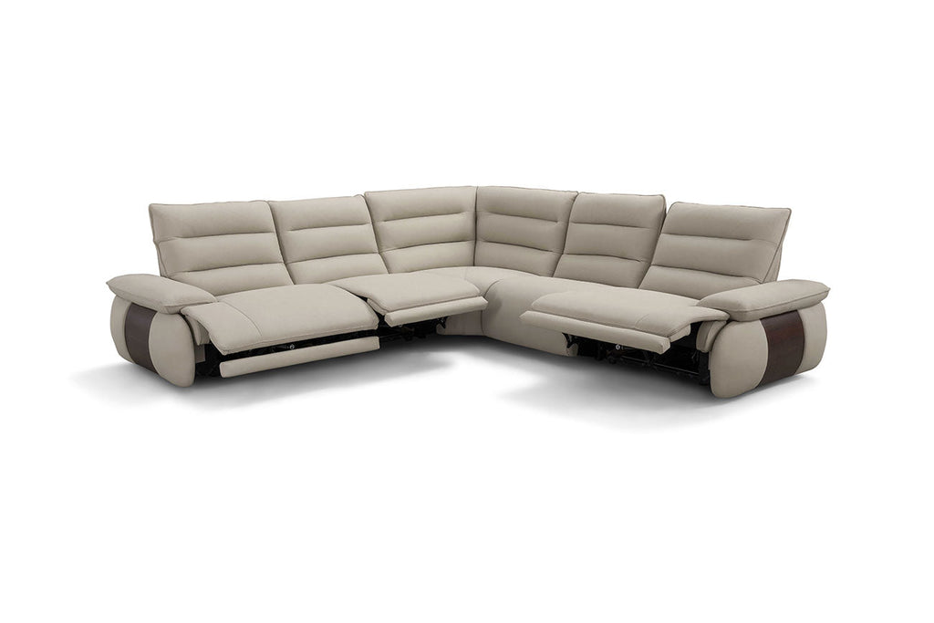 i954 Reclining Sectional in Light Grey | Incanto - Canal Furniture