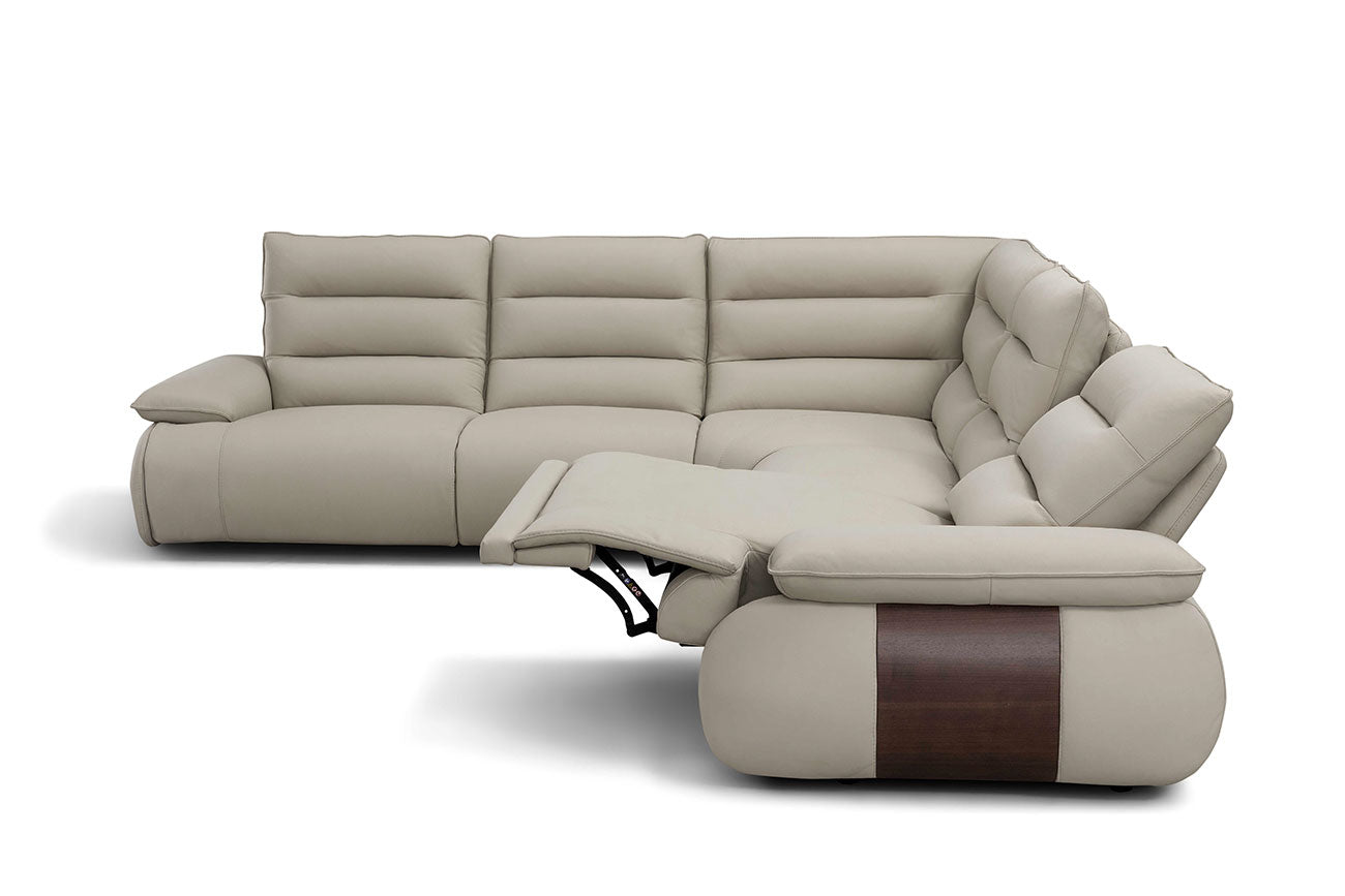 i954 Reclining Sectional in Light Grey | Incanto - Canal Furniture