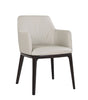 Osaka Leather Armchair in Light Grey | J&M Furniture - Canal Furniture