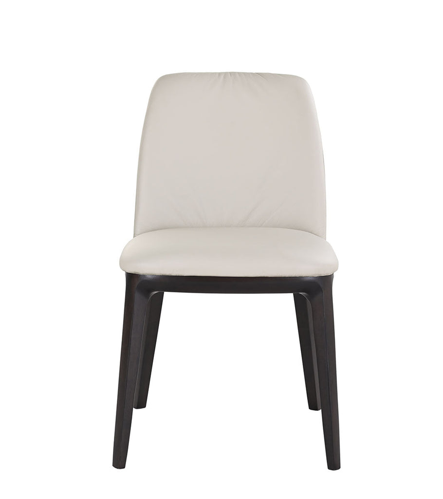 Osaka Leather Chair in Light Grey (pair) | J&M Furniture