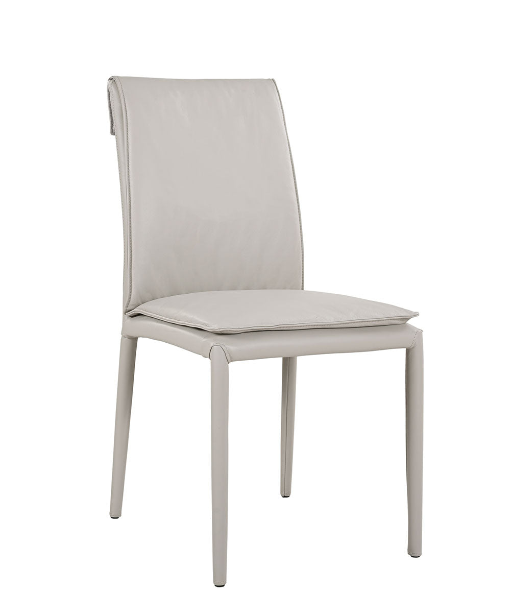 Togo Dining Chair in Light Grey (pair) | J&M Furniture