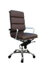 Plush Brown High Back Office Chair | J&M Furniture - Canal Furniture