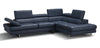 Forza A761 Italian Leather Sectional In Freesia