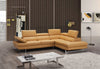 Forza A761 Italian Leather Sectional In Freesia - Canal Furniture
