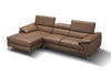 A973b Premium Leather Mini Sectional in Caramel | J&M Furniture - Canal Furniture