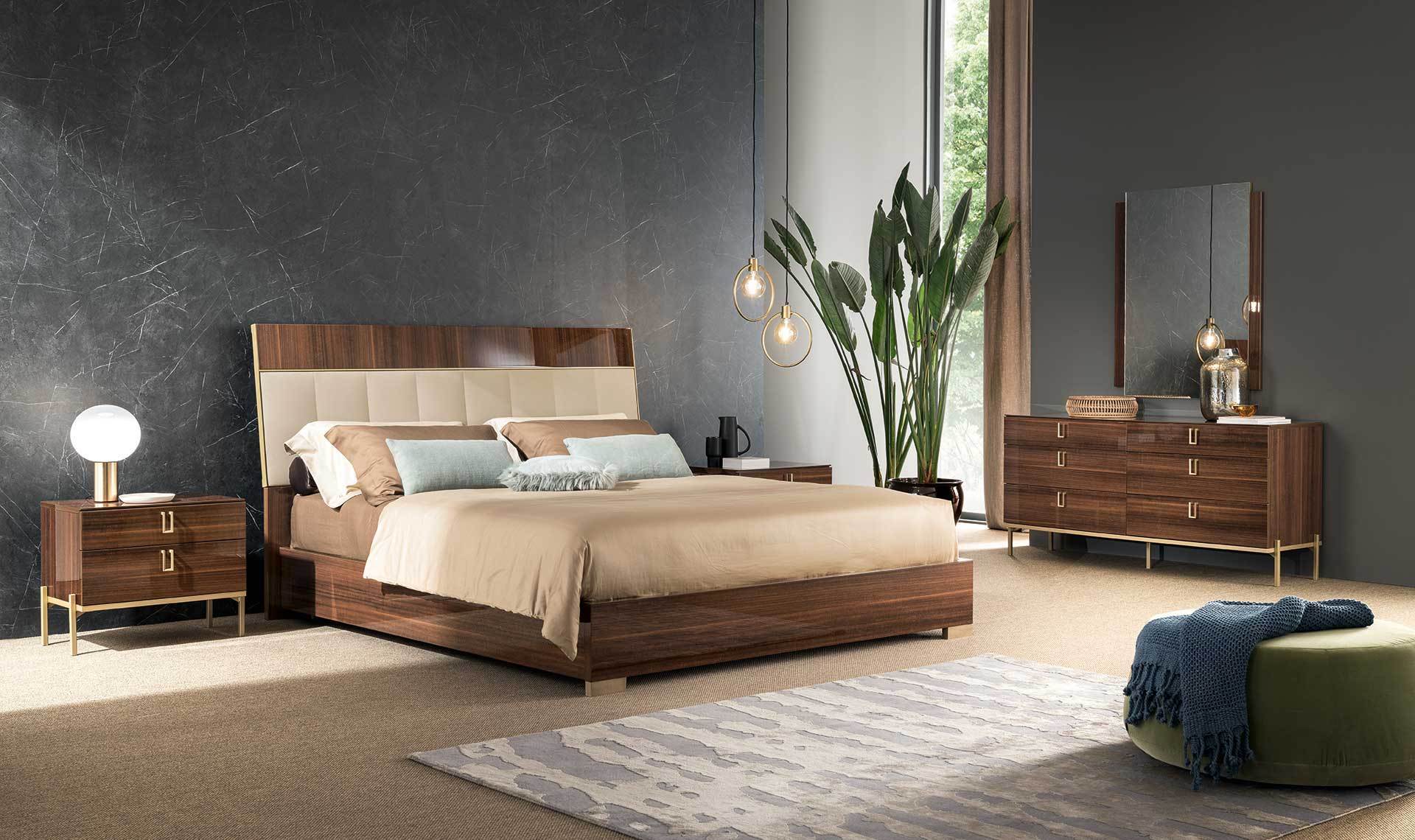 Alf Italia Bed Mid Century Platform Bed