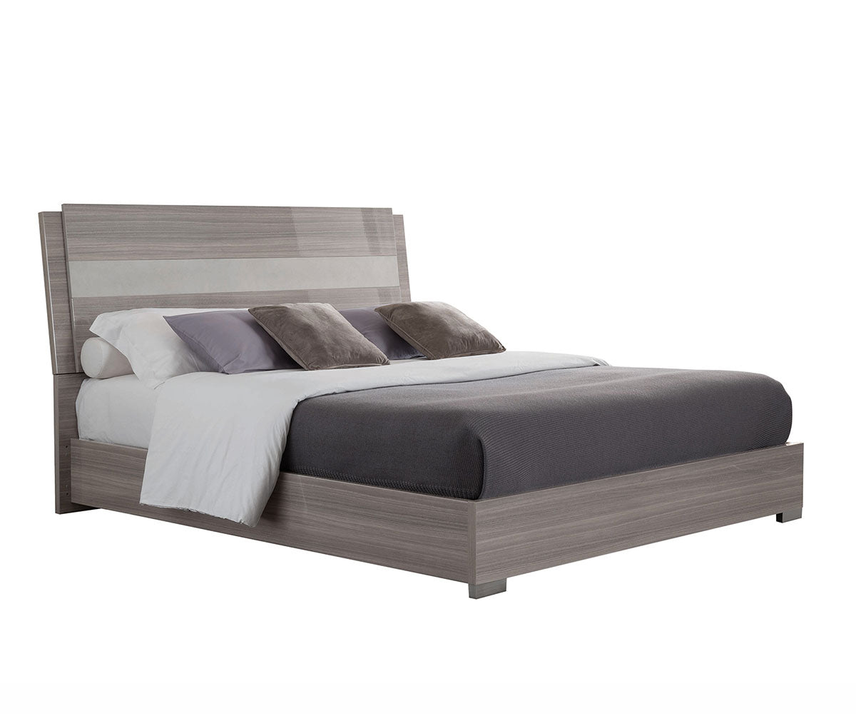 Alf Italia Bedroom Sets Iris Bed w/ Wooden Headboard (Special Order)