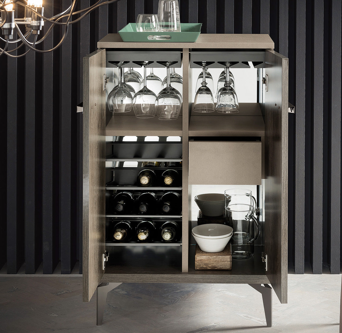 Matera Modern Bar Cabinet