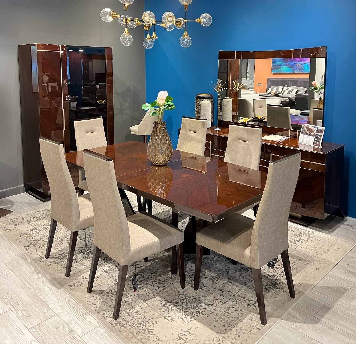 Alf Italia Dining Chair Belvedere Dining Chairs (Pair) in Taupe | Alf Italia