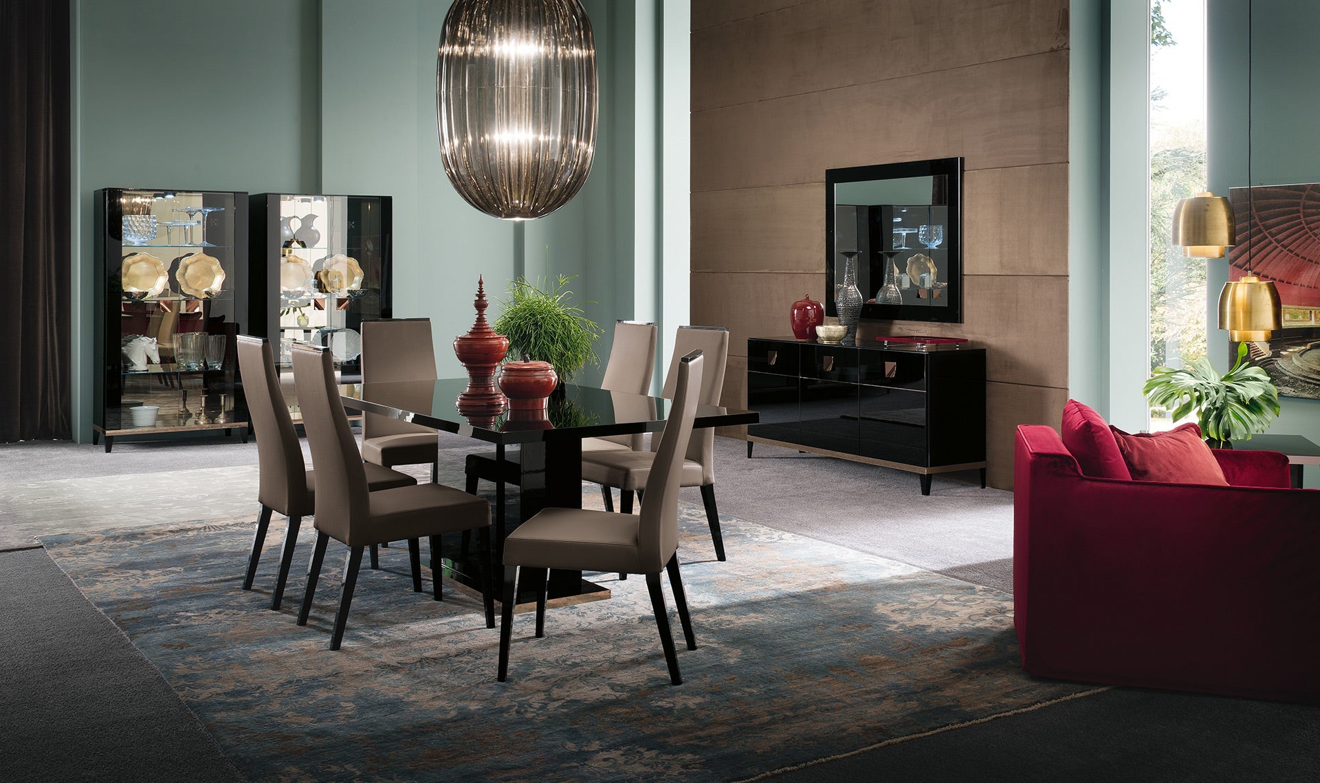 Alf Italia Dining Chair Mont Noir Dining Chairs (pair)