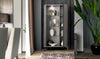 Graphite 2 Door Curio - Canal Furniture