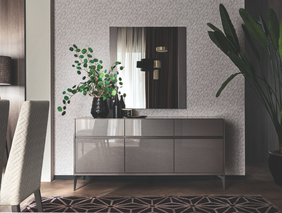 Alf Italia Mirror Graphite Dresser Mirror