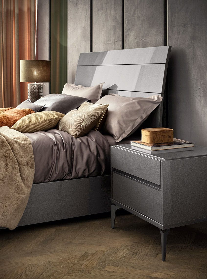 Alf Italia Nightstands Graphite Nightstand