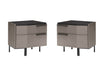 Alf Italia Nightstands Left & Right Nightstands Olimpia 2 Drawer Nightstand