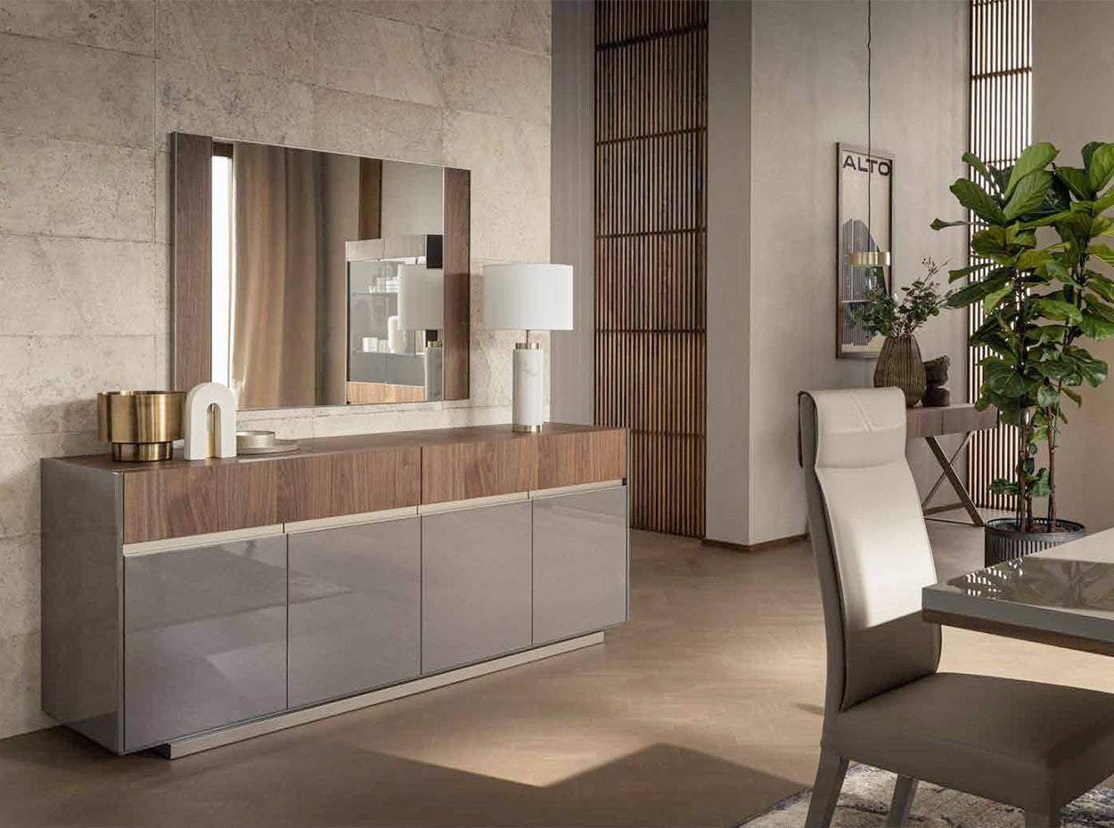 Alf Italia Sideboards & Buffet 4 Door Buffet (lg) Corso Como 4 Door Buffet (82")