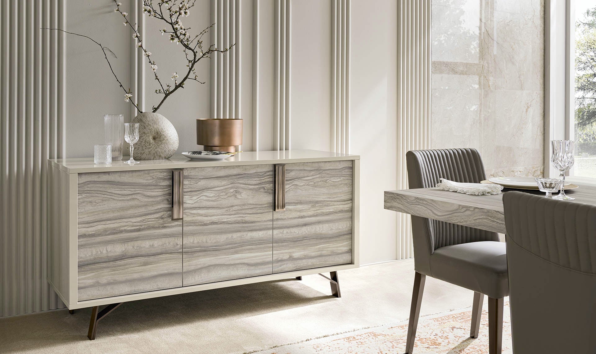 Alf Italia Sideboards & Buffet Jupiter 3/D Buffet - 62" (Special Order)