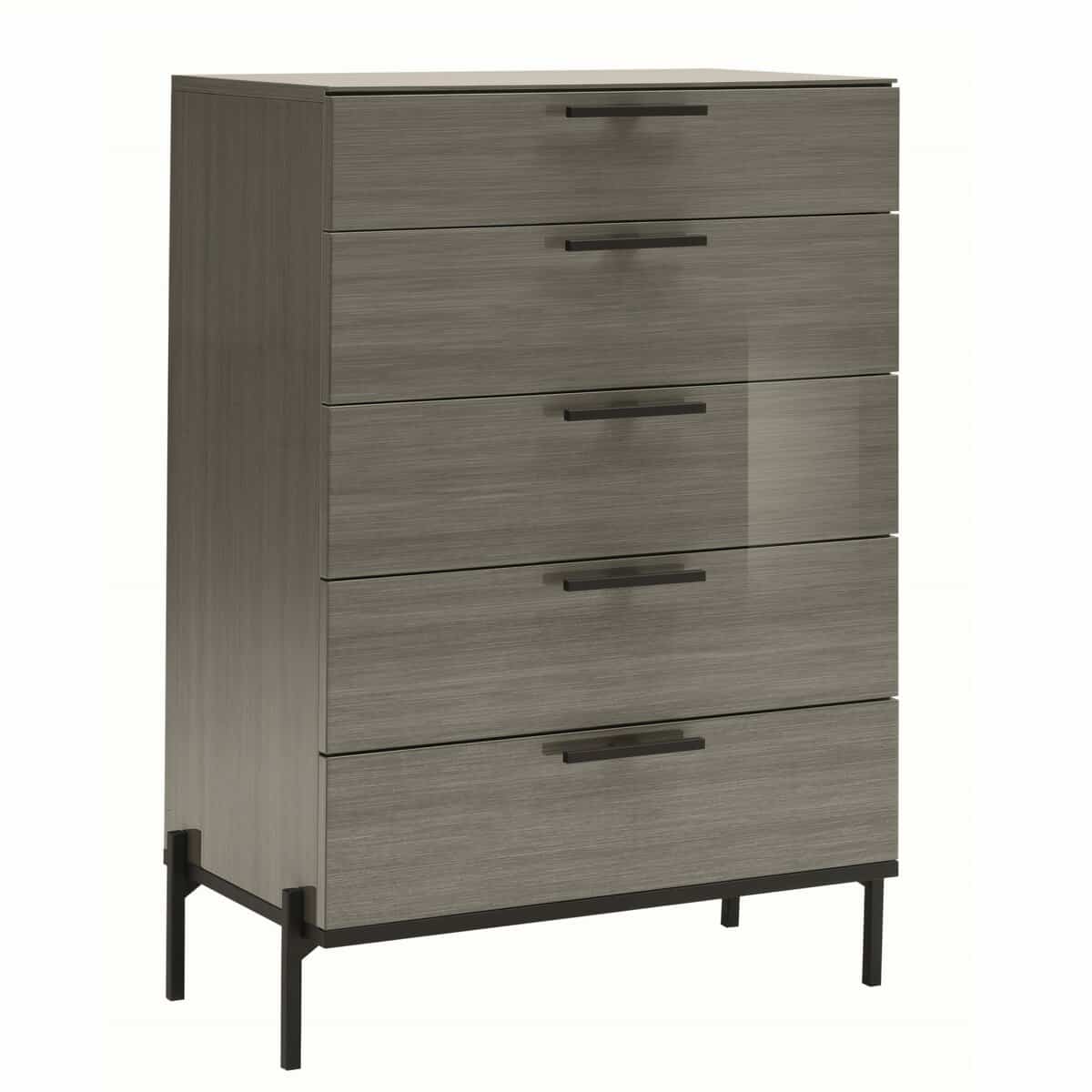 Novecento 5 Drawer Chest - Canal Furniture