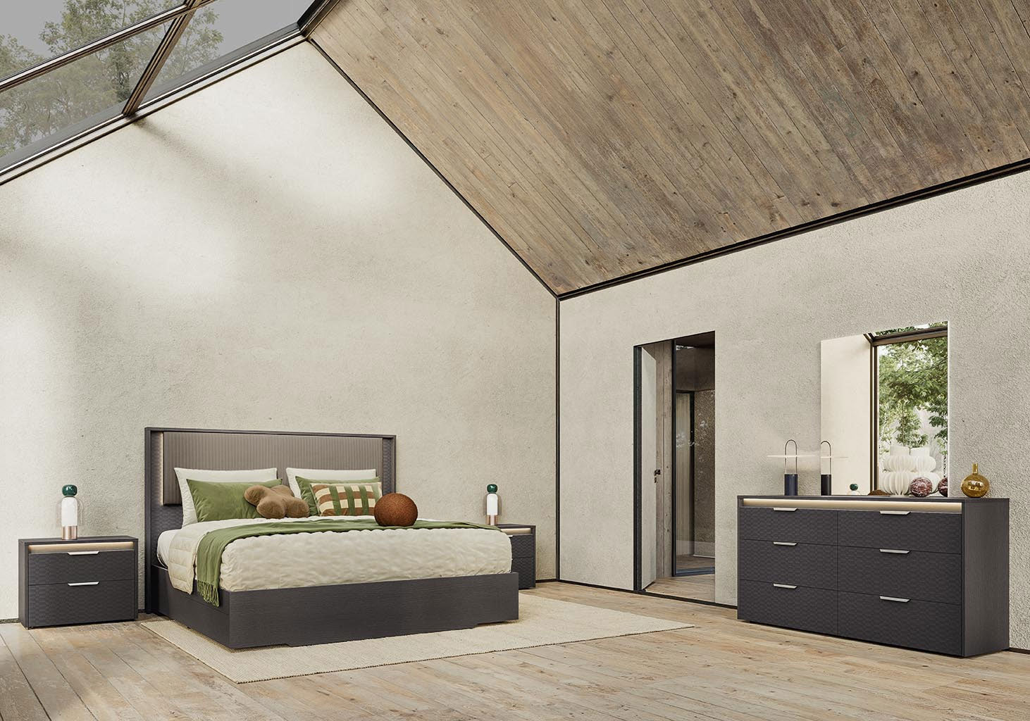 Amy Upholstered Bed | Alf Italia - Canal Furniture