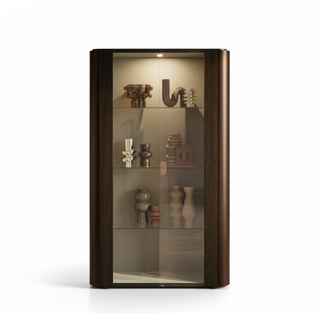 Appia 2 Door Curio Cabinet - Canal Furniture