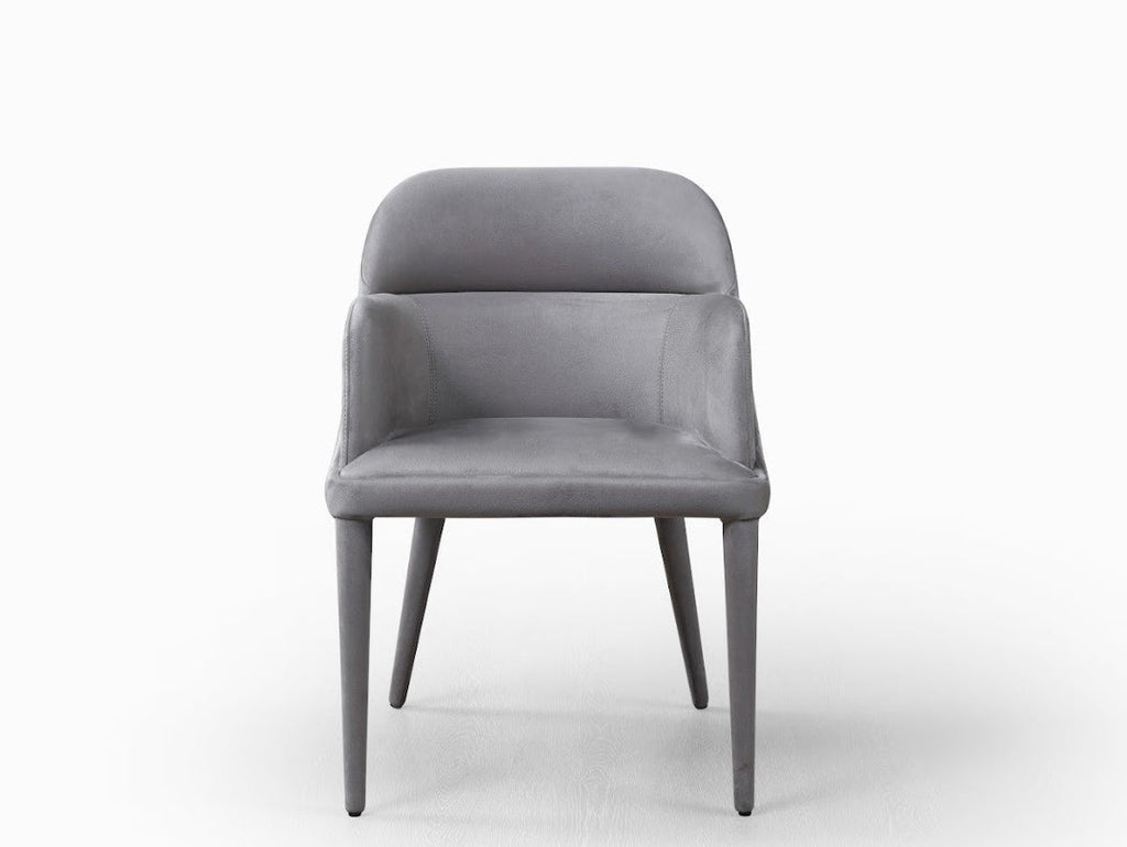 Baxter Fabric Arm Chair in Grey | J&M Furniture - Canal Furniture