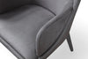 Baxter Nubuck Leather Arm Chair in Grey (pair) | J&M Furniture