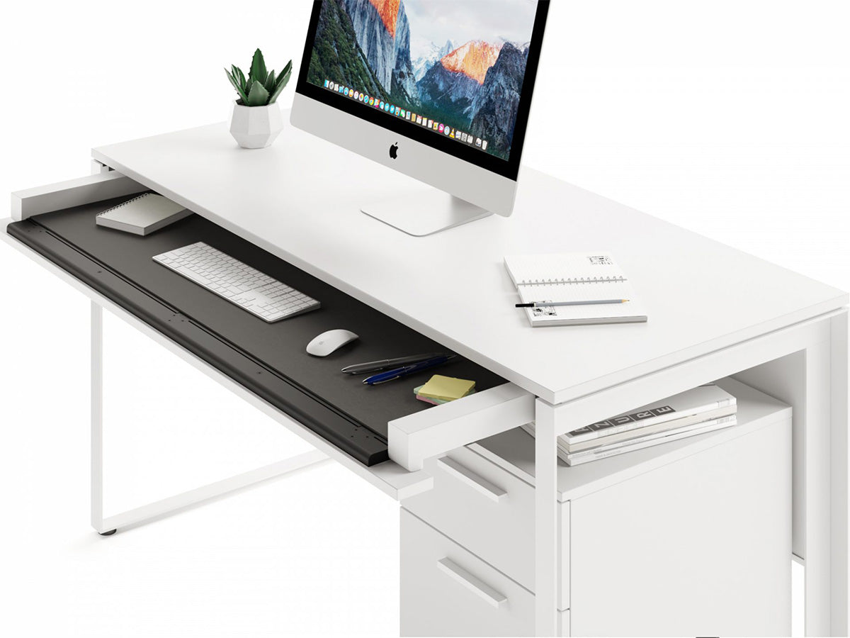 BDI Console Desk Linea 6222 Slim Console and Laptop Desk | BDI Furniture