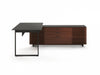 BDI Desk Chocolate Stained Walnut (CWL) Corridor L-Desk 6531 | BDI