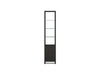BDI Display & Storage Charcoal Stained Ash (crl) Linea Expandable Narrow Bookshelf 5801 | BDI Furniture
