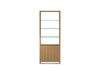 BDI Display & Storage Linea Expandable Bookcase with Glass Shelves 5802 | BDI Furniture