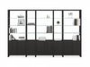 BDI Display & Storage Linea Expandable Narrow Bookshelf 5801 | BDI Furniture