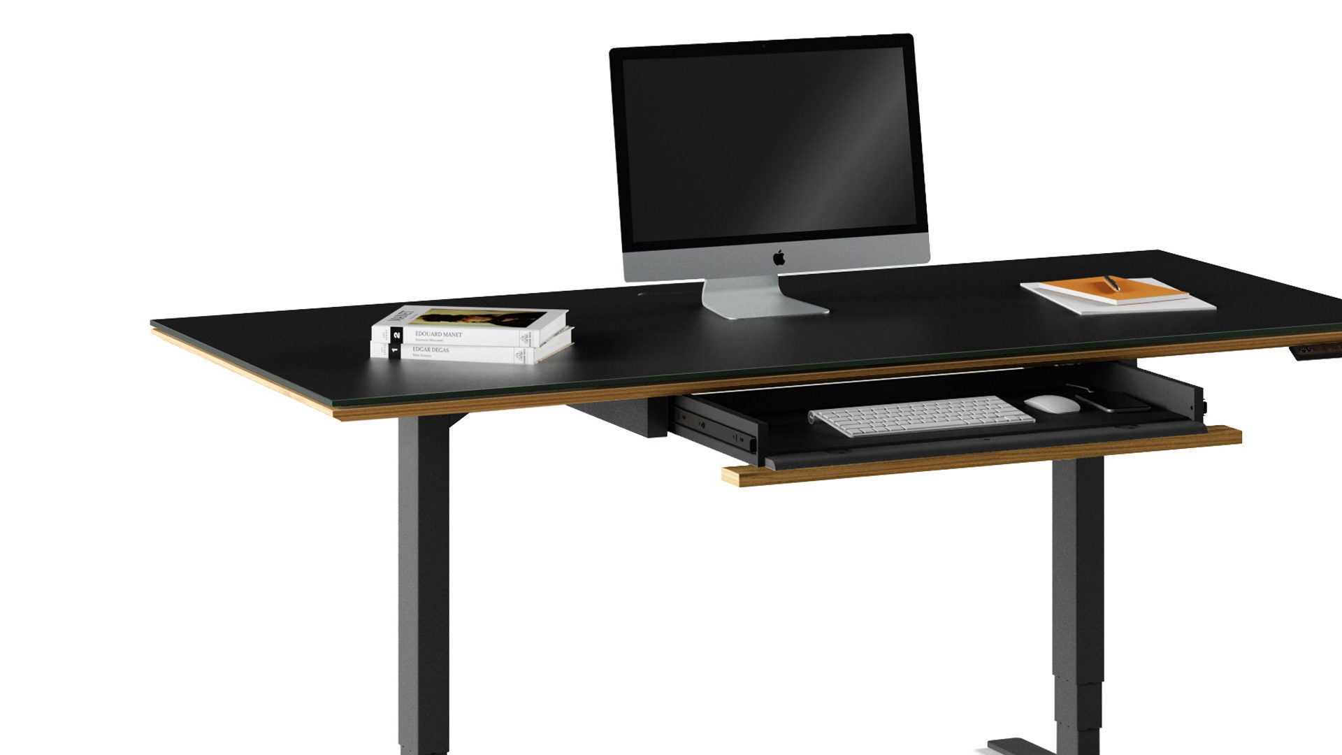 BDI Keyboard + Storage Drawer Natural Walnut (WL) Sequel 6159 Keyboard/Storage Drawer | BDI Furniture