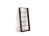 BDI Leaning Shelf Chocolate Stained Walnut (CWL) Eileen 5166 Modern Leaning Glass Shelf | BDI Furniture