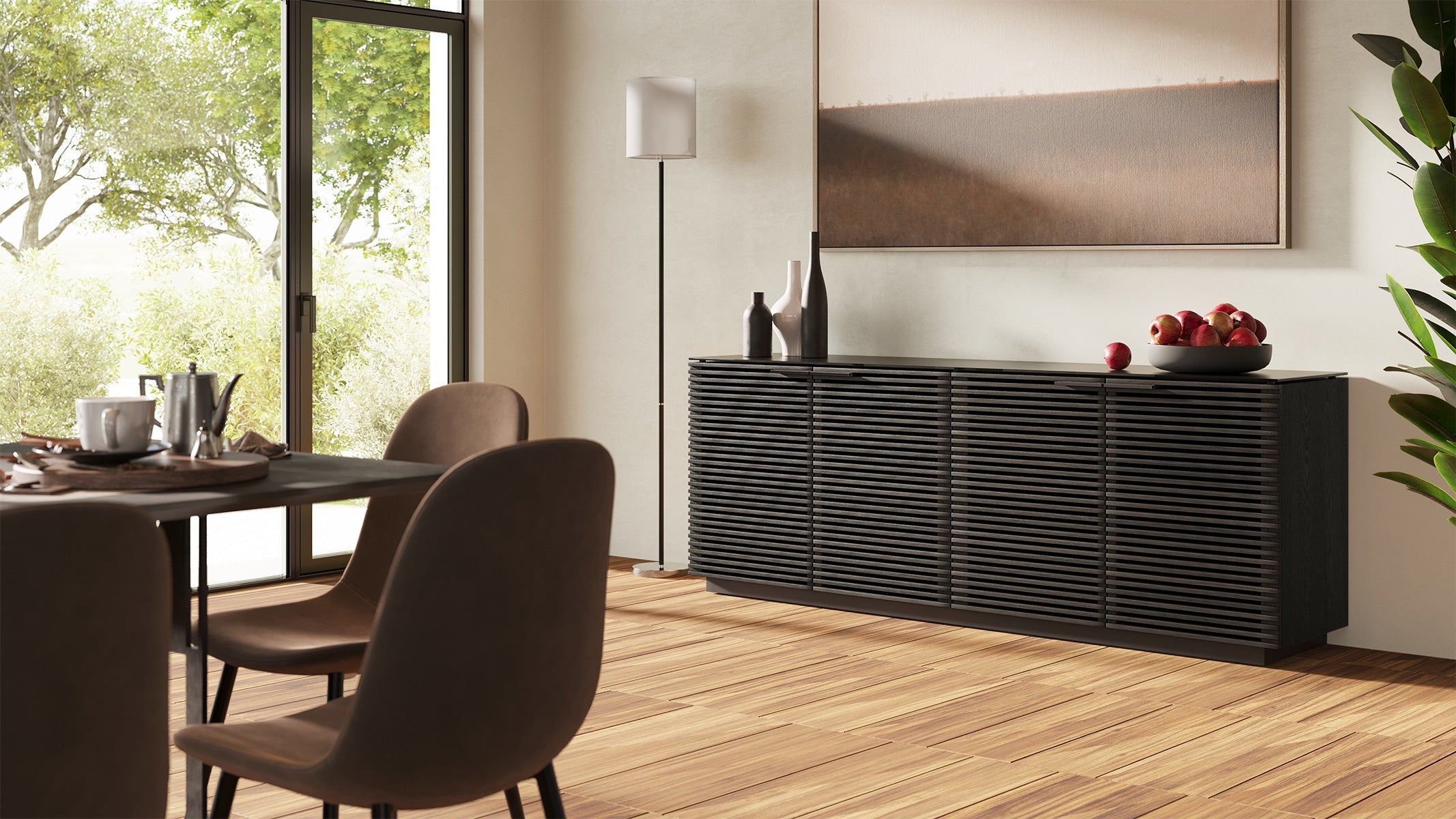 BDI Mobile File Cabinet Corridor Storage Credenza 8109 | BDI Furniture