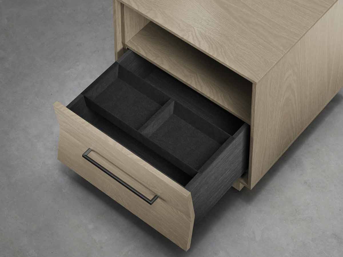 BDI Nightstands Kava Nightstand in Washed Oak 20" - 9681