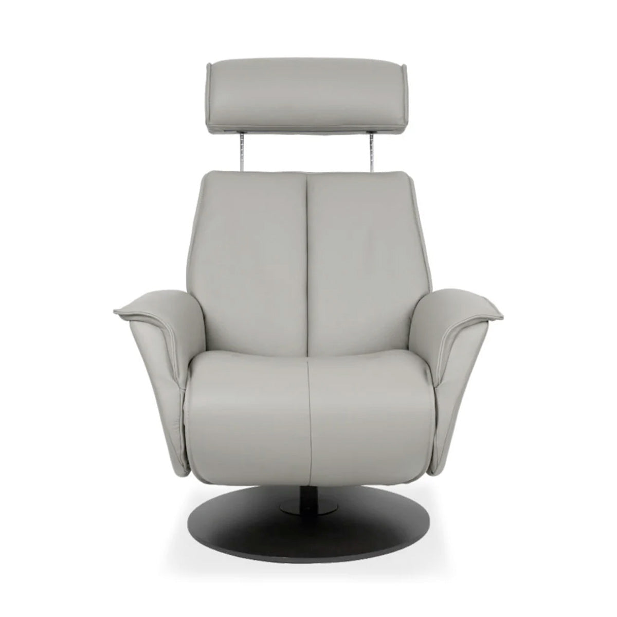 Bo Modern Recliner in Cement | Fjords - Canal Furniture