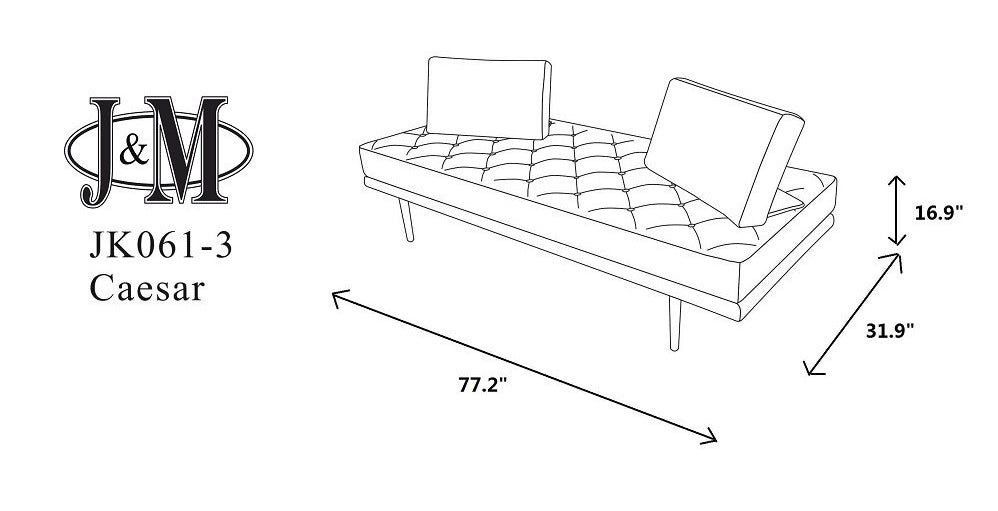 Caesar Sofa Bed | J&M Furniture - Canal Furniture
