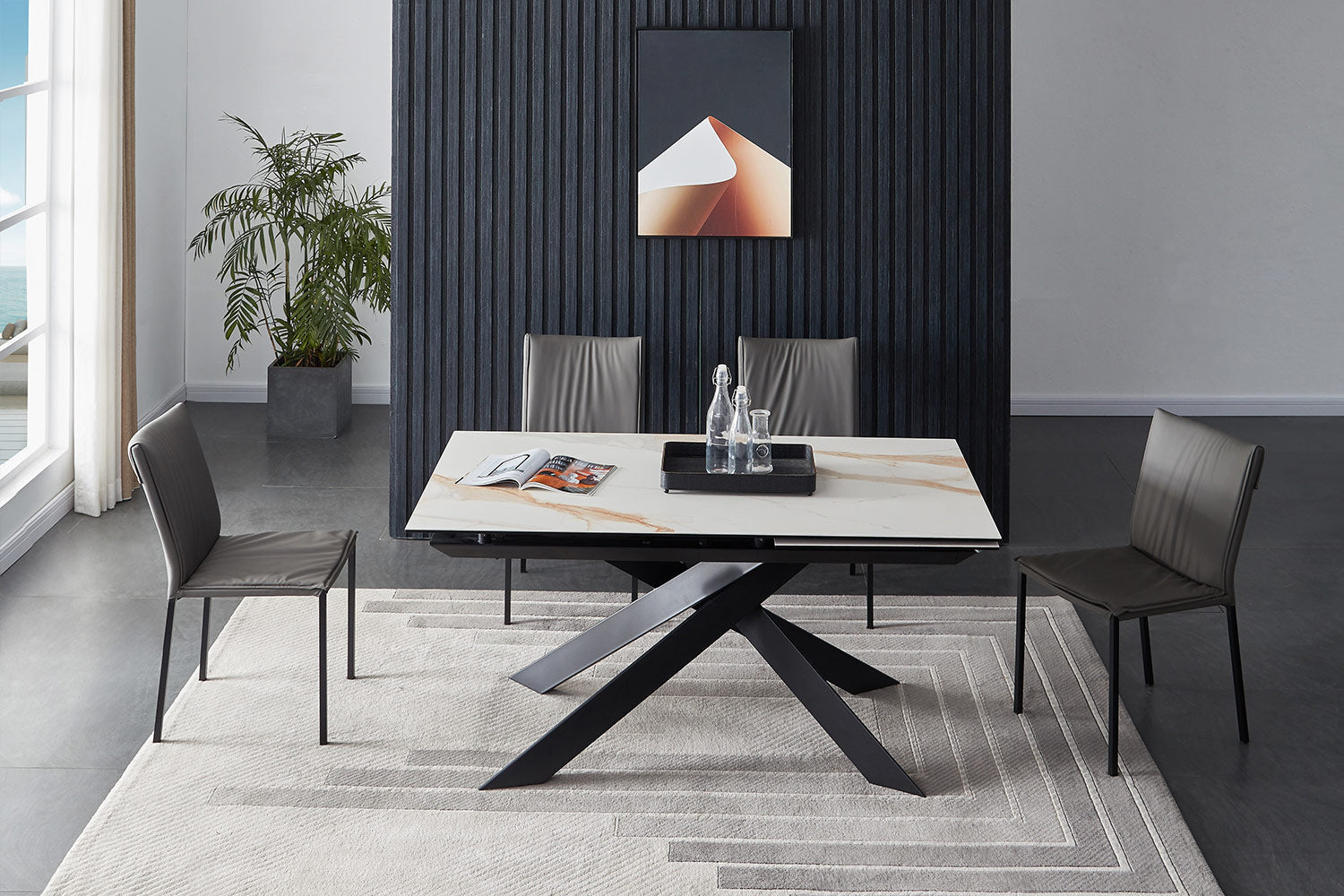 Calcutta Extension Dining Table | J&M Furniture